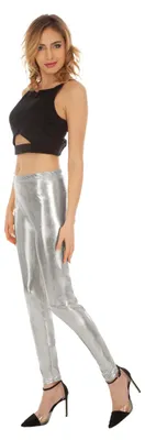 Produktbild von Chaks - Glanz Leggings Damen, High Waist, Festival und Karneval