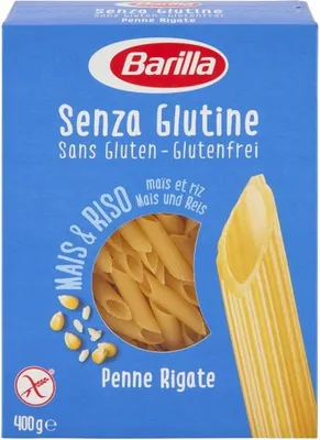 Obrázok produktu pre Barilla Penne Rigate bezlepkové cestoviny 400 g