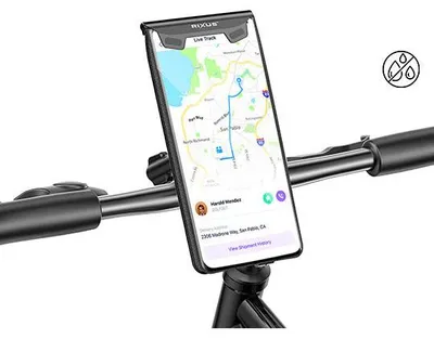 Zdjęcie produktu dla Olimpijska odzież sportowa Uchwyt na telefon komórkowy Rixus RXHB60 <6.1 wodoodporny, odchylany, czarny