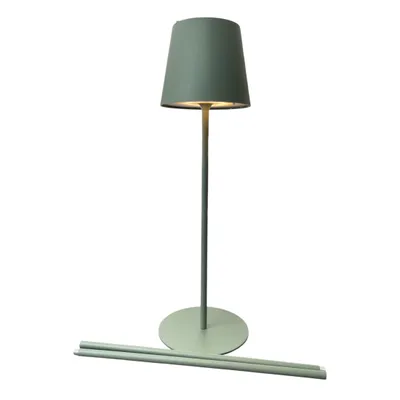 Produktbild von Anna's Collection Solar Standleuchte oliv grün 3in1 variabel bis 123cm