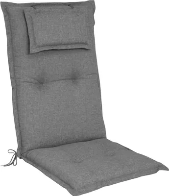 Produktbild von elGiga Hochlehner-Auflage Classic Grau 120 x 50 x 8 cm