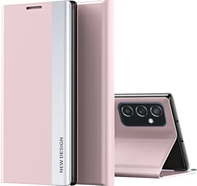Obrázek produktu pro Pouzdro Galaxy M23 5G, koženéPolyuretanmagnetické flipové pouzdro pro Samsung Galaxy M23 5G Pink