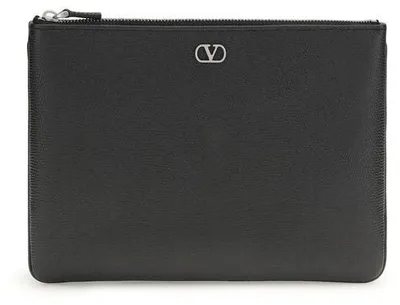 Produktbild von Valentino Garavani Clutch aus Kalbsleder in Schwarz 9Y2P0AP5UAG_0NO