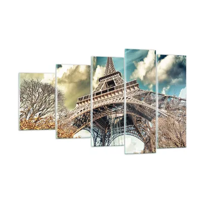 Produktbild von Bilder auf glas - Eiffel technik europa frankreich - 100x60cm - Glasbilder - Wandbilder - Kunstdruck - zum Aufhängen bereit - Wanddekoration aus Glas - Glas Bilder - Wandbild auf Glas - GEG100x60-2489