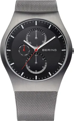 Produktbild von BERING Classic Herren Multifunktionsuhr silber/schwarz 11942-372