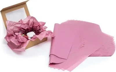 Image de Papier de soie 50 x 70 cm rose sale 100 feuilles