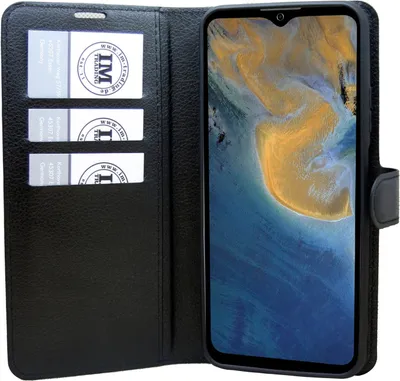 Obrázok produktu pre cofi1453® Puzdro typu kniha "Fancy" kompatibilné s mobilným telefónom ZTE BLADE A71 Peňaženkové puzdro Ochranný kryt s funkciou stojana, slot na kartu Black