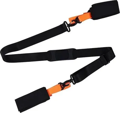 Immagine prodotto di Cintura da sci - Regolabile - Nero-Arancione - Nylon - 75-120 cm