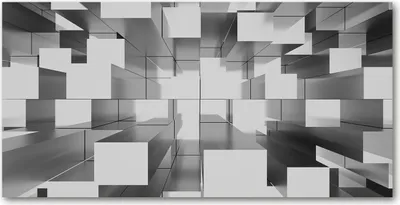 Produktbild von Tulup Glas-Bild -140x70- Wandkunst Dekorative Wand für Küche & Wohnzimmer - Kunst: modern & klassisch - Abstrakt - Grau