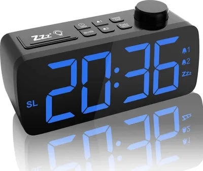 Produktbild von Sportarmband Yuconn Wecker Radio, 2 Weckzeiten, 6 x dimmbar, Wecker für Kinder