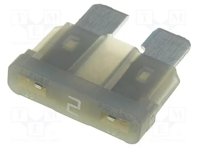 Obrázok produktu pre 10 kusov poistiek: Fúzak 2A ATO 0287002.PXCN, štandardné automobilové poistky, 32V, 19 mm
