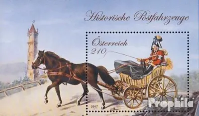 Produktbild von Briefmarken Österreich 2017 Mi Block96 (kompl.Ausg.) gestempelt Landpostwagen