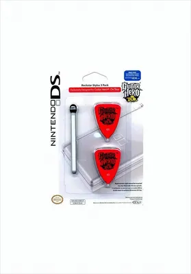 Produktbild von BG Games NDS Lite Guitar Hero Stylus Pack, Schwarz, Rot, Weiß