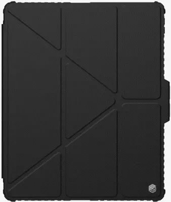 Produktbild von Nillkin, Ständer Bumper PRO Hülle iPad Pro 13" 2024 mehrwinkel, Schwarz