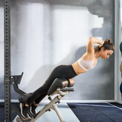 Productafbeelding van Verlengstukken voor power rack, 3" x 3", verstelbaar, met schuimrollen, voor krachttraining