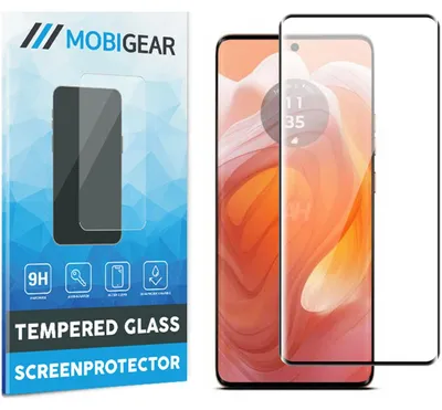 Produktbild von Mobigear Premium Displayschutzfolie für Motorola Edge 50 Ultra, gehärtetes Glas – Displayschutzfolie, kompatibel mit Hüllen