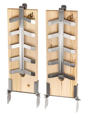 Produktbild von FEUERGOTT Flammlachsbrett Classic 2er-Set