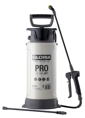 Produktbild von GLORIA PRO 500 JET Drucksprühgerät 5L – Profi-Sprüher für Grundierungen, Öle & lösungsmittelfreie Medien, 3 bar, FKM-Dichtungen, inkl. Verlängerungslanze