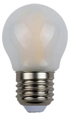 Obrázok produktu pre LED kvapková žiarovka Alcapower G45 E27 4 W, 450 lm, 4000 K, neutrálna biela, matné sklo, kompaktný dizajn, trieda energetickej účinnosti E, 25 000 hodín