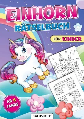 Produktbild von Einhorn Rätselbuch für Kinder ab 6 Jahre