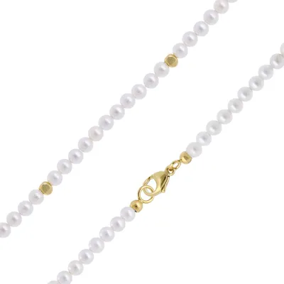 trendor 15916 Damenkette Muschelkern-Perlen 1