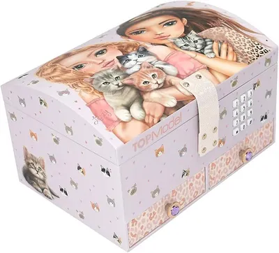 Produktbild von DEPESCHE TOPModel Schmuckkästchen CAT LOVE mit Code und Sound rosé