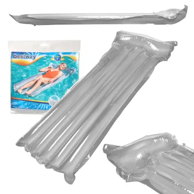 Produktbild von BESTWAY 44013 Aufblasbare Schwimmmatratze grau
