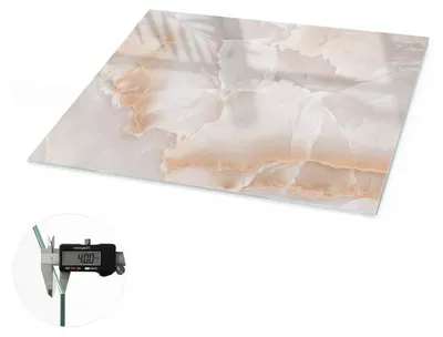 Produktbild von Glas Tischplatte 100x60 cm – Tischauflage aus gehärtetem Glas – Glasplatte für Esstisch – Küchentischplatte aus Glas – Tischschutz Glas modern – Dekorative Glasplatte – Pflegeleichte Glastischplatte – Sicherheitsglas Tischplatte – Marmormuster, KI-generiertes Bild
