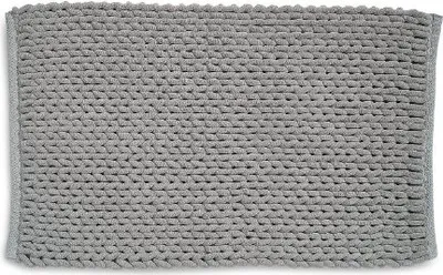 Produktbild von Badteppich, Badematte, 100 x 60 cm, Grau, Recyceltes Polyester, Baumwolle - Kela | Masha