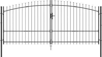 Immagine prodotto di Cancello Doppio Woerden Grigio 400 x 224,5 cm Acciaio