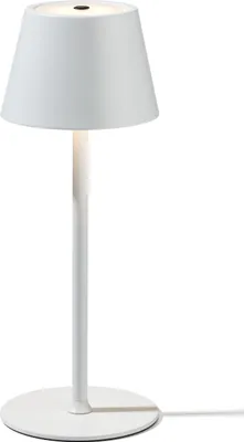 Produktbild von casa NOVA Tischleuchte LED AKKU DH 12x31 cm weiß Tischlampe