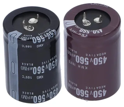 2er-Pack Alu-Elektrolytkondensator 450 V 560 µF 105 °C