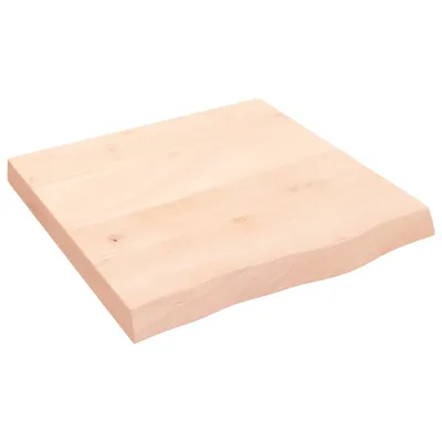 Immagine prodotto di vidaXL Piano lavabo 60x60x(2-6) cm in legno massiccio non trattato