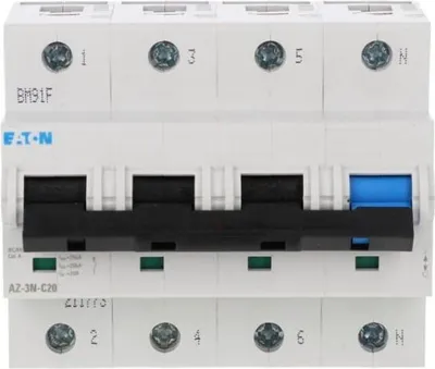 Produktbild von Leistungsschalter 3P+NC 20A 25kA AC AZ-3N-C20 211773