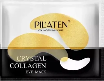 Produktbild von Gold Crystal Collagen Pilaten feuchtigkeitsspendende Collagen-Augenpads 1 Stk.
