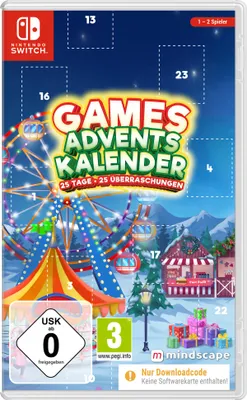 Produktbild von Games Adventskalender 2023 (Code in a Box) (Nin. Switch)