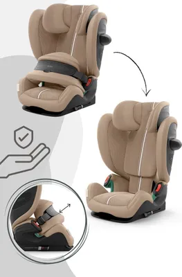 Produktbild von CYBEX Pallas G2 Plus, ISOFIX + Sicherheitsgurt, 1-2-3 (9 - 36 kg; 15 months - 12 years), 3-Punkt, Seitenschutz, Kopfstütze, Abwaschbare Abdeckung