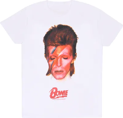 Zdjęcie produktu dla David Bowie T-Shirt L Biały Uni  Aladdin Sane