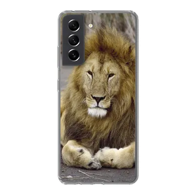 Produktbild von MuchoWow® Handyhülle Schutzhülle Hülle für Samsung Galaxy S21 FE Löwe - Afrika - Tier Silikon Softcase Handy Hülle - Mobiltelefonhülle