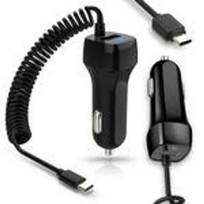 Produktbild von Auto Ladegerät für Samsung Galaxy Serie Dual Ladeadapter Schnell Ladekabel USB-C
