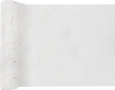 Produktbild von Tischläufer Bubble weiß 5 x 27cm