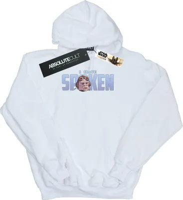 Produktbild von Star Wars - "The Mandalorian I Have Spoken" Kapuzenpullover für Damen BI14486 (S) (Weiß)
