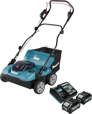 Produktbild von Makita UV 001 GM201 Akku Vertikutierer 40 V max. XGT 38 cm 50 l Brushless + 2x Akku 4,0 Ah + Ladegerät