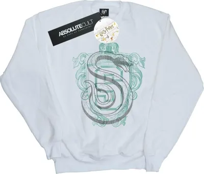 Produktbild von Harry Potter - "Slytherin" Sweatshirt für Damen BI20995 (L) (Weiß)