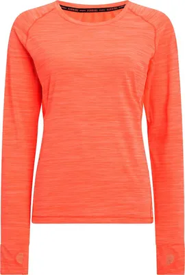 Image de ENERGETICS - T-shirt à manches longues Eeva II pour femmes, modèle 910, coloris MELANGE/RED LIGH, taille 44