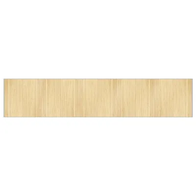 Imagen del producto de vidaXL Alfombra rectangular, color natural claro, 100 x 1000 cm, de bambú