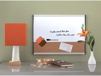 Image de nobo 1903810 Tableau combiné nobo avec cadre pour feuilles, (L)585 x (H)430 mm