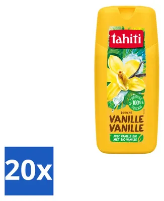 Productafbeelding van 20 x Tahiti douchegel vanille - 300 ml - Voordeelverpakking - 20 stuks