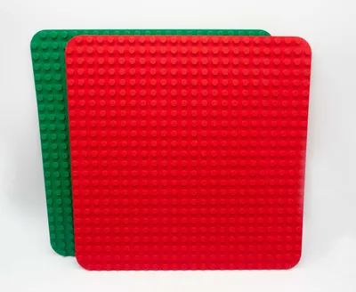 Produktbild von Lego Duplo Große Bauplatten Rot und Grün