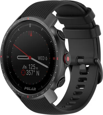 Produktbild von Strap-it Polar Grit X Pro Silikonarmband (Schwarz)